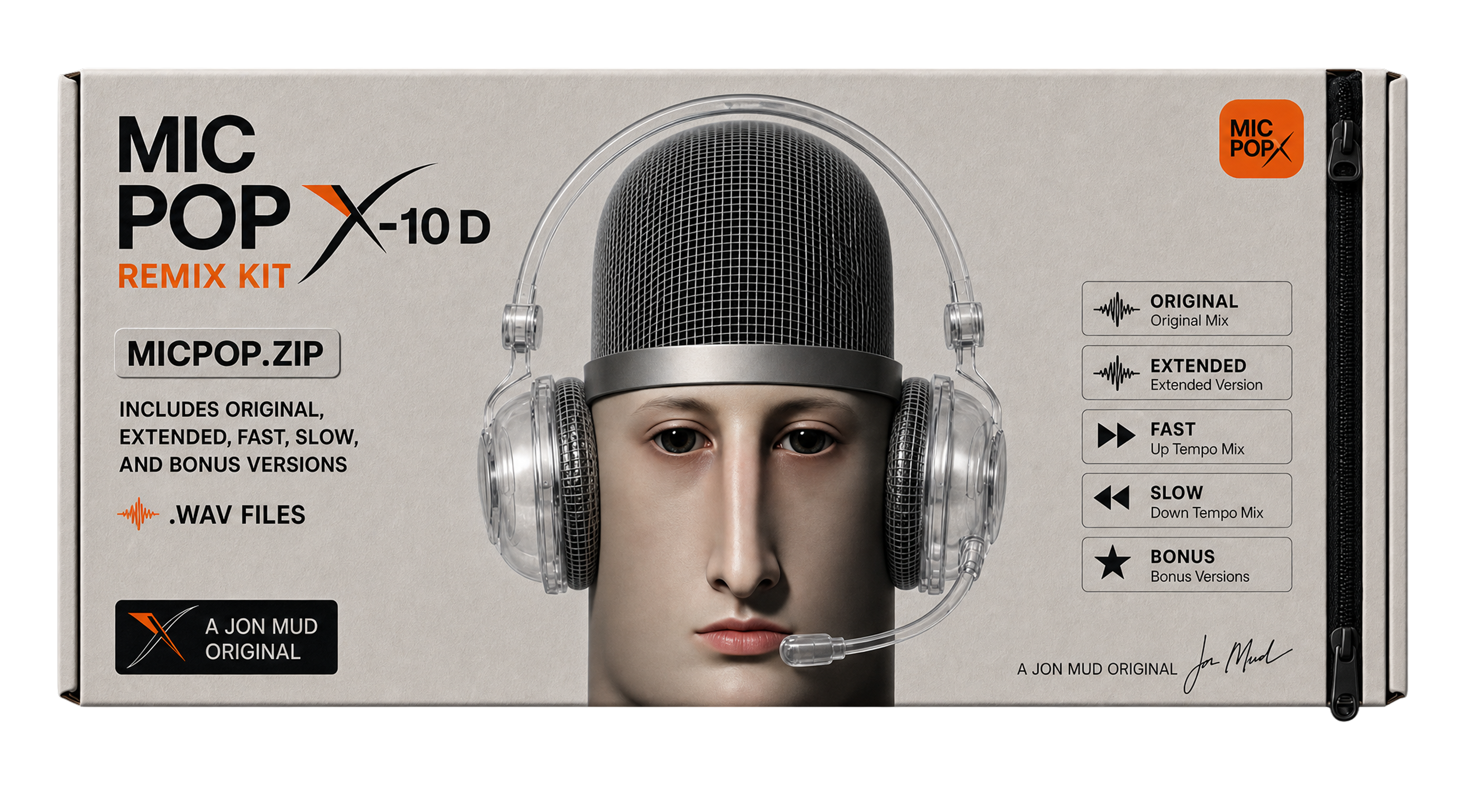 MIC POP X-10D package